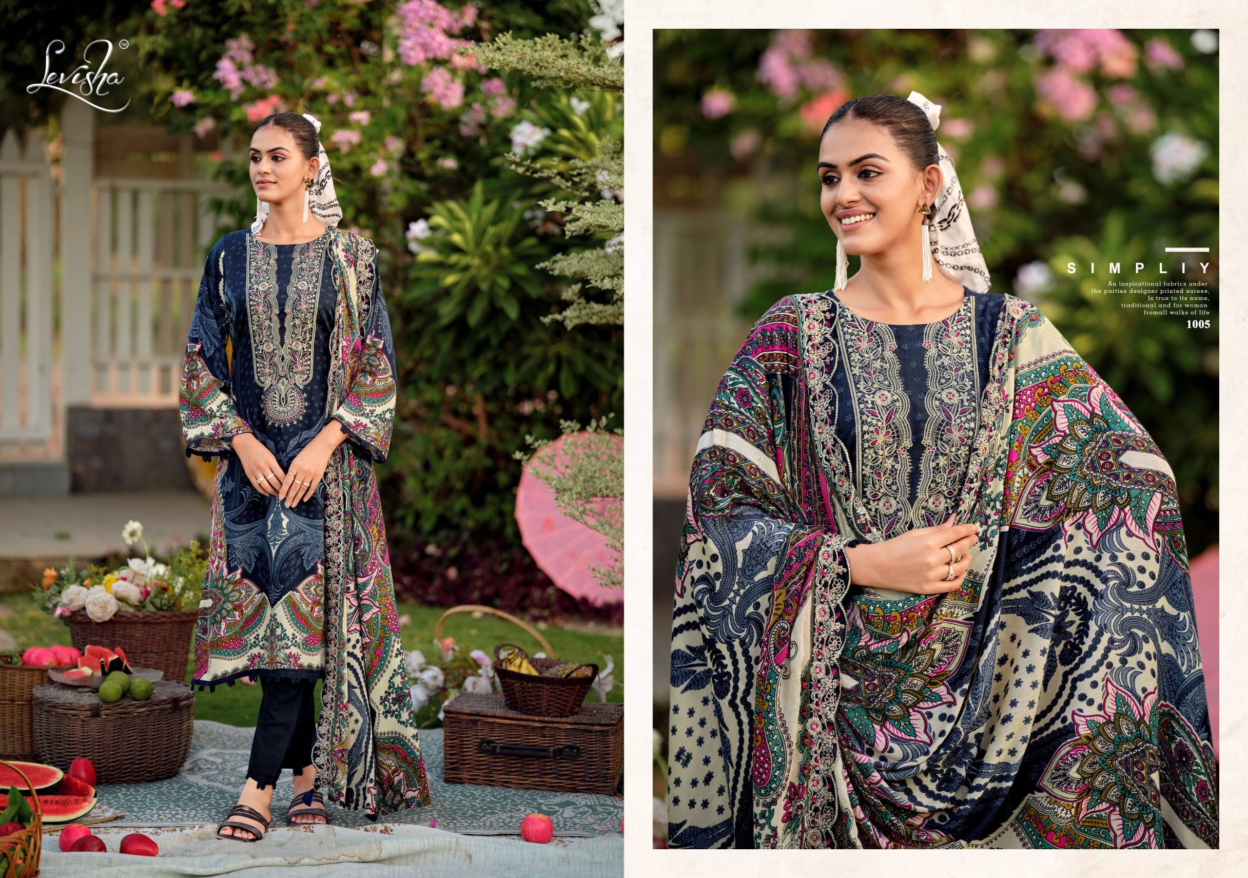 NEEDAL WONDER NX-3 By Levisha 1001 To 1006 Series Indian Traditional casual wear Pakistani Rayon Viscose dresses At Wholesale Price